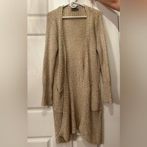 INDIKAH Long Open Cardigan Sweater, Size M/L